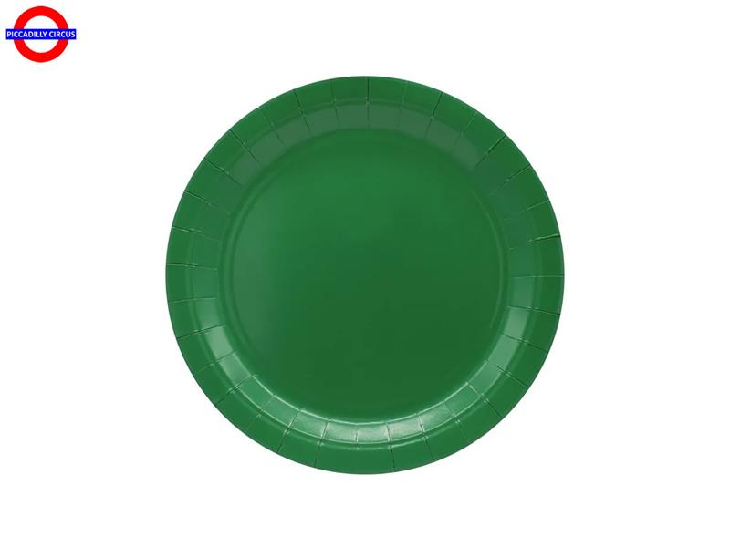 ECOLOR VERDE SCURO 15 PIATTI CM.18