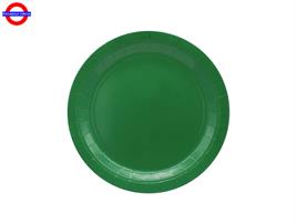 ECOLOR VERDE SCURO 15 PIATTI CM.18