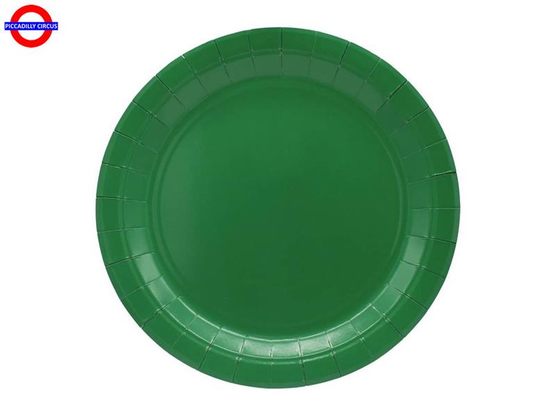 ECOLOR VERDE SCURO 15 PIATTI CM.27
