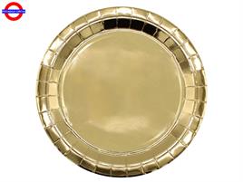 ECOLOR ORO METAL 8 PIATTI CM.32