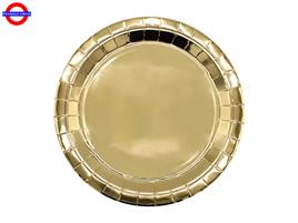 ECOLOR ORO METAL 15 PIATTI CM.27