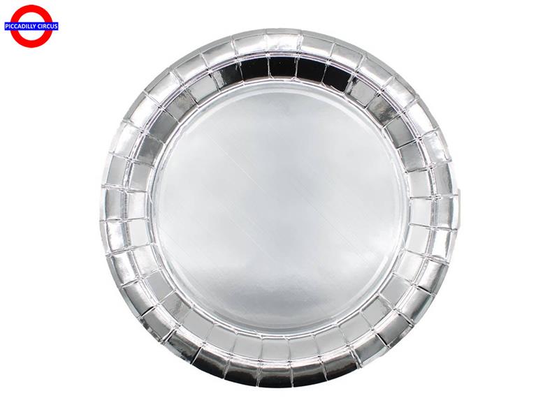 ECOLOR ARGENTO METAL 8 PIATTI CM.32