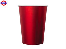 ECOLOR ROSSO METAL 15 BICCHIERI CC.250