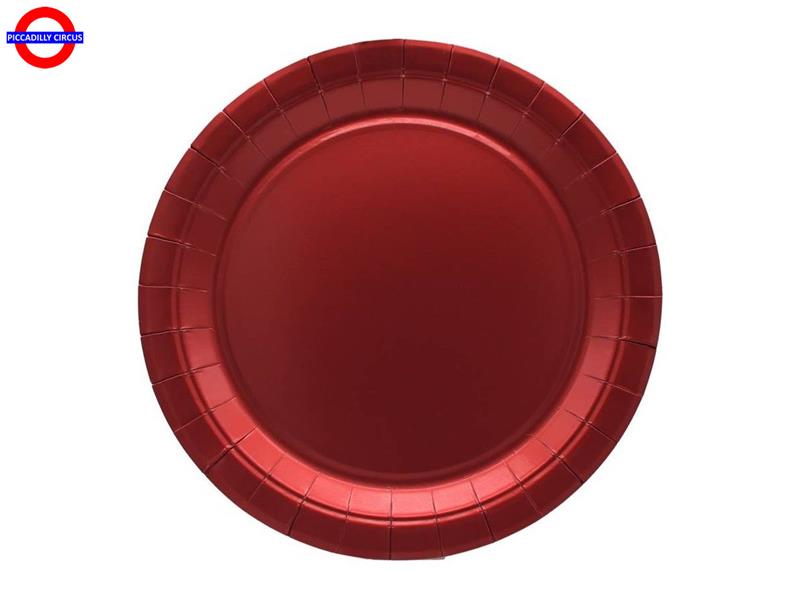 ECOLOR ROSSO METAL 8 PIATTI CM.32