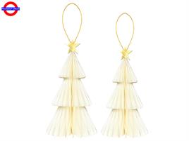 ALBERO AVORIO IN CARTA CON STELLA CM.20/25 CF.2