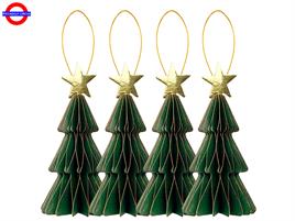 ALBERO VERDE IN CARTA CON STELLA CM.10 CF.4