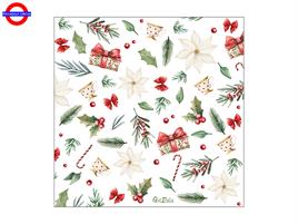 TAVOLA - LITTLE CHRISTMAS 16 TOVAGLIOLI 33X33