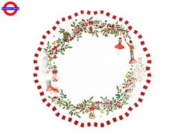 TAVOLA - CHRISTMAS VINTAGE 8 PIATTI D.27
