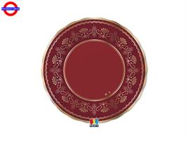 TAVOLA - ROYAL RED GOLD 6 PIATTI CM.30
