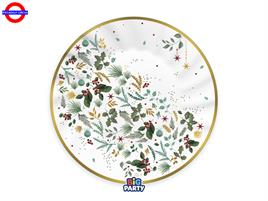 TAVOLA - WHITE CHRISTMAS 6 PIATTI CM.25