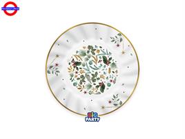 TAVOLA - WHITE CHRISTMAS 6 PIATTI CM.20