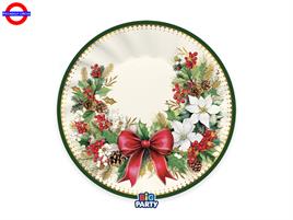 TAVOLA - VINTAGE CHRISTMAS 6 PIATTI CM.25