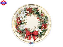 TAVOLA - VINTAGE CHRISTMAS 6 PIATTI FONDI CM.24