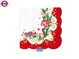 TAVOLA - CHRISTMAS JINGLE 16 TOVAGLIOLI 33X33