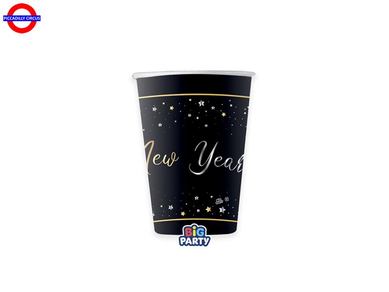 TAVOLA - HAPPY NEW YEAR STARS 6 BICCHIERI CC.250