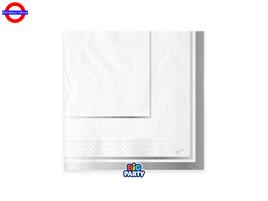 TAVOLA - WAVY ARGENTO METAL 16 TOVAGLIOLI CM.33X33