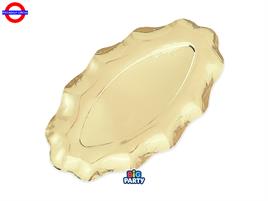 TAVOLA - WAVY ORO METAL 2 RAVIERE CM.36X20