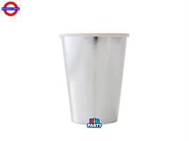 TAVOLA - WAVY ARGENTO METAL 6 BICCHIERI CC.250