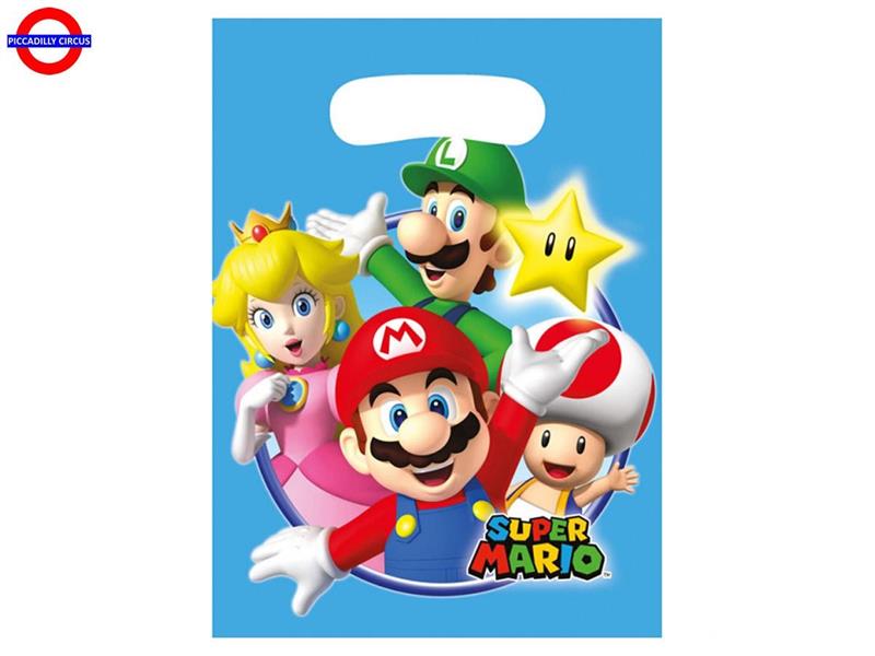  SUPER MARIO NEW 8 PARTY BAGS