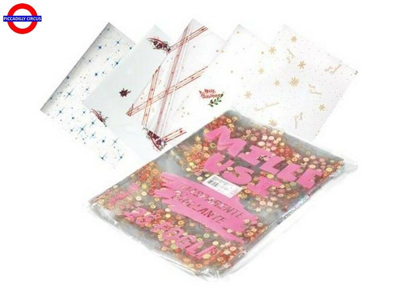 CELLOPHANE STAMPA NATALE CM.100X130 4 FANTASIE