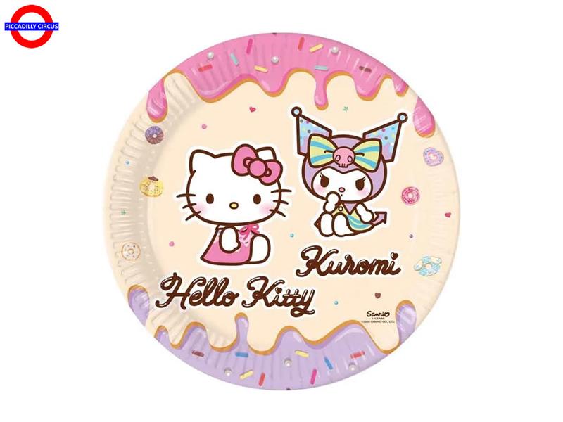 HELLO KITTY E KUROMI 8 PIATTI D.23
