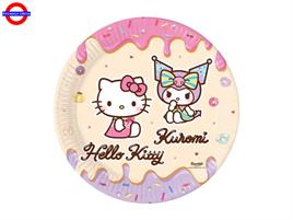  HELLO KITTY E KUROMI 8 PIATTI D.23