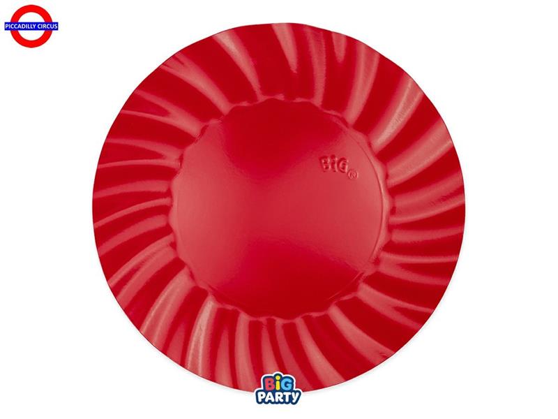 TAVOLA - WAVY RED 6 PIATTI CM.30