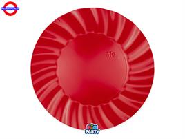 TAVOLA - WAVY RED 6 PIATTI CM.30
