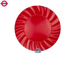 TAVOLA - WAVY RED 6 PIATTI CM.25