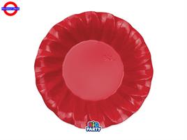 TAVOLA - WAVY RED 6 PIATTI FONDI CM.24