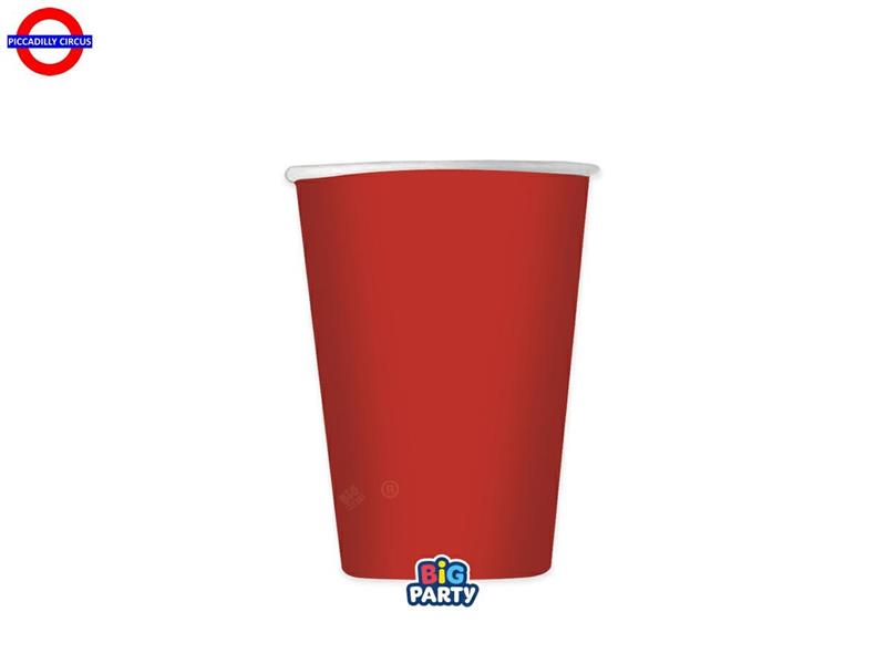 TAVOLA - WAVY RED 6 BICCHIERI CC.250