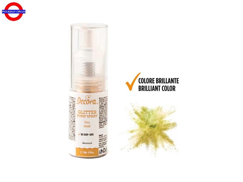 PUMP SPRAY CELESTE GLITTER 10 G NO E171 IL PUNTO ITALIAN