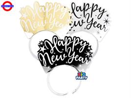 CERCHIETTO HAPPY NEW YEAR 3 COLORI BL. 3 PZ