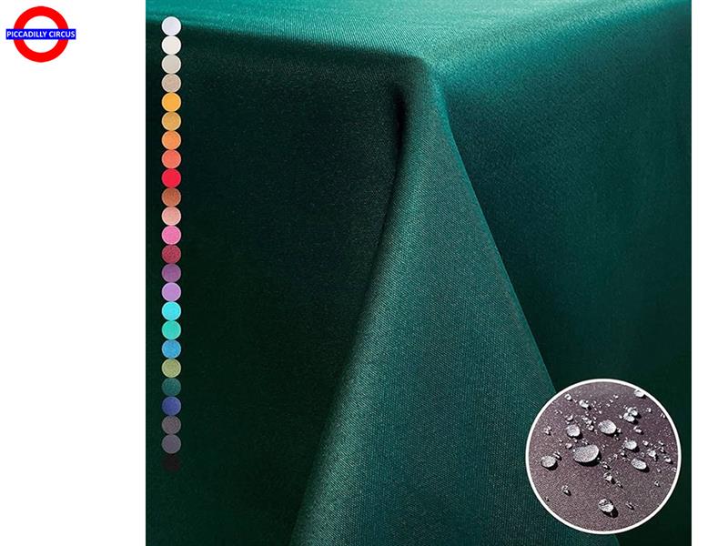 TELO SATIN/RASO CM.140X300 VERDE BOTTIGLIA