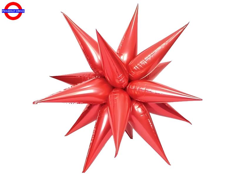MYLAR STELLA ROSSO 13 PUNTE 27