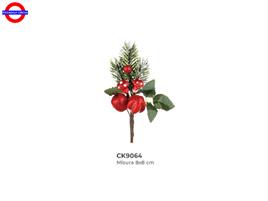 PICK NATALIZIO MAZZETTO MELA FUNGHI BACCHE CM.9X17