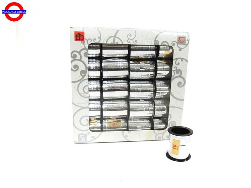 NASTRO PEPITA mm10X10m ARGENTO