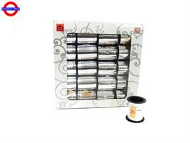 NASTRO PEPITA mm10X10m ARGENTO
