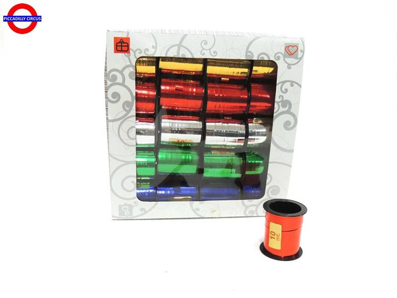 NASTRO PEPITA mm10X10m ASS.ORO/ARGE/ROSSO