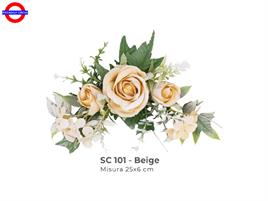 TRALCIO 3 ROSE BIANCHE CM.25X6