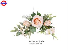 TRALCIO 3 ROSE CIPRIA CM.25X6