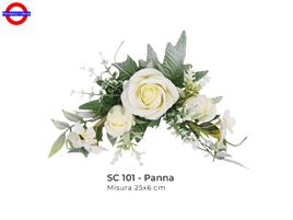 TRALCIO 3 ROSE PANNA CM.25X6