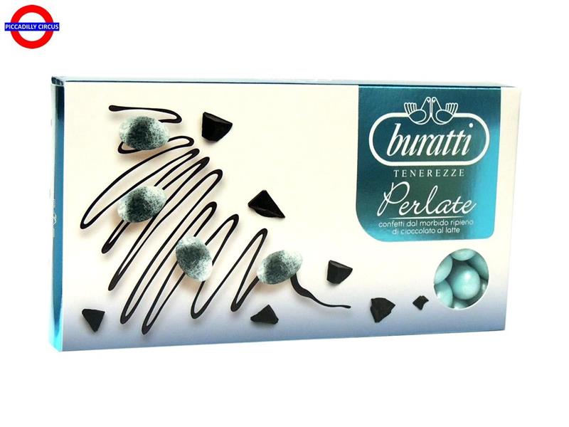 CONFETTI BURATTI 1KG TENEREZZE PERLATO CELESTE