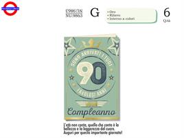 BIGLIETTO 90 ANNI - VINTAGE