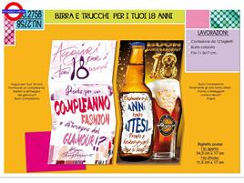 BIGLIETTO 18 ANNI - FUSTELLATI 2 ASS.