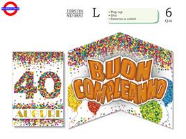BIGLIETTO 40 ANNI - POP-UP DOTS