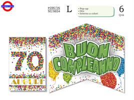 BIGLIETTO 70 ANNI - POP-UP DOTS