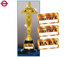 TROFEO cm.30 PAPA' 3 SCRITTE ASS.