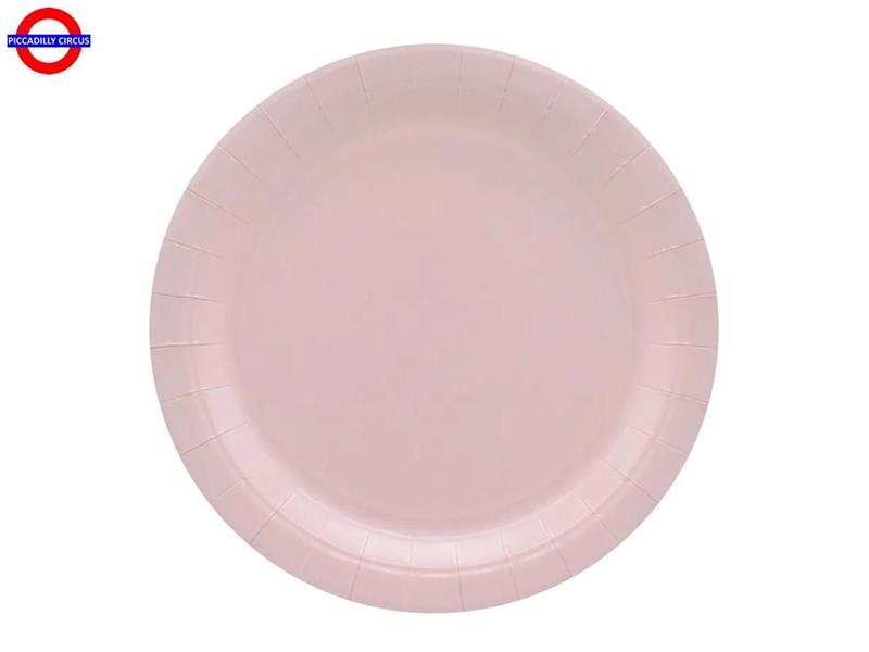 ECOLOR ROSA CHIARO 15 PIATTI CM.24