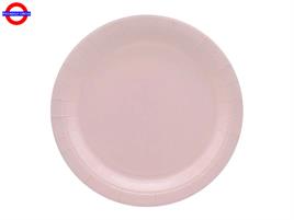 ECOLOR ROSA CHIARO 15 PIATTI CM.24